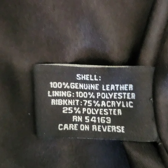 Vintage Y2K Guess Leather Bomber Jacket Sz. Large Black Butter Soft Leather - Picture 8 of 8